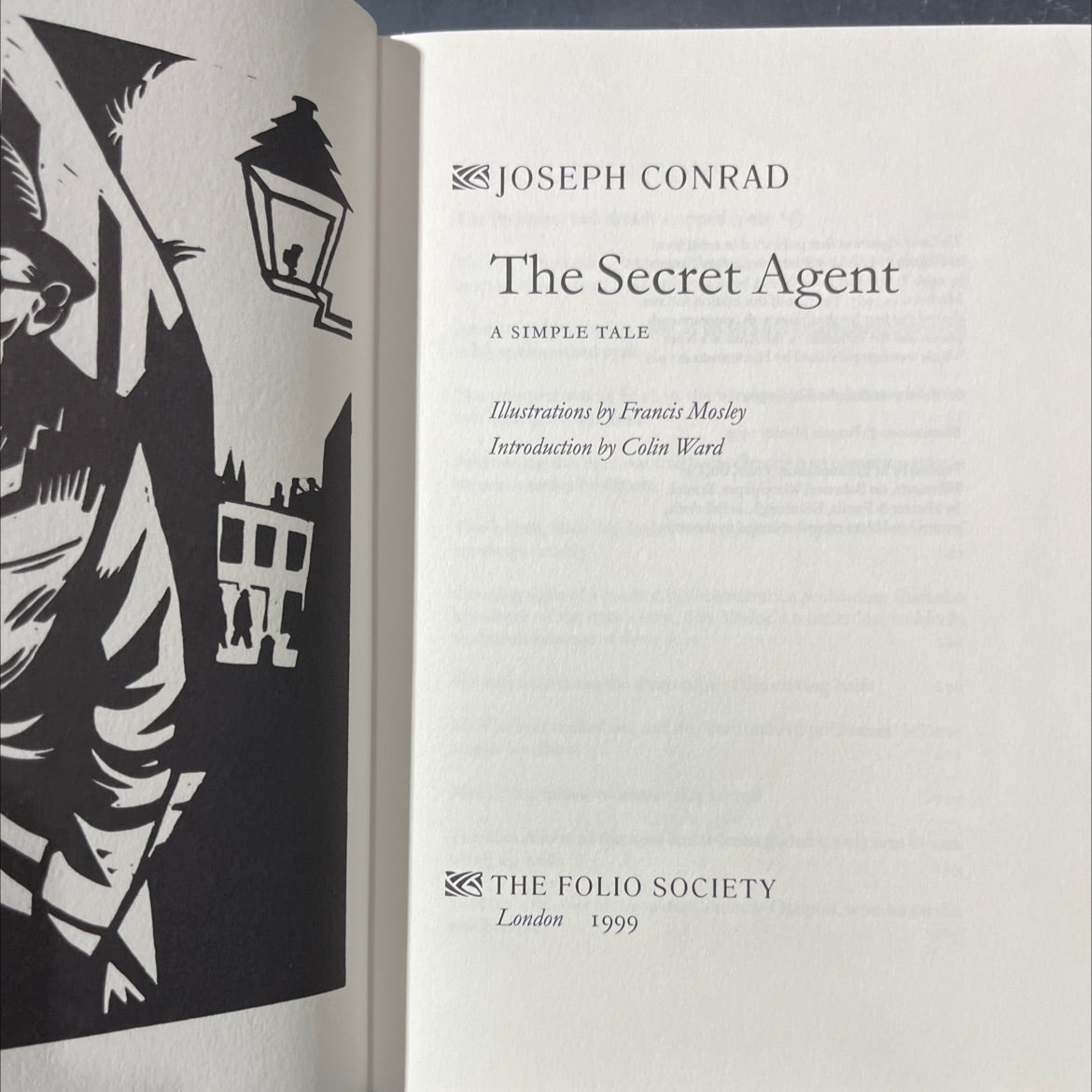 the secret agent a simple tale book, by joseph conrad, 1999 Hardcover image 2