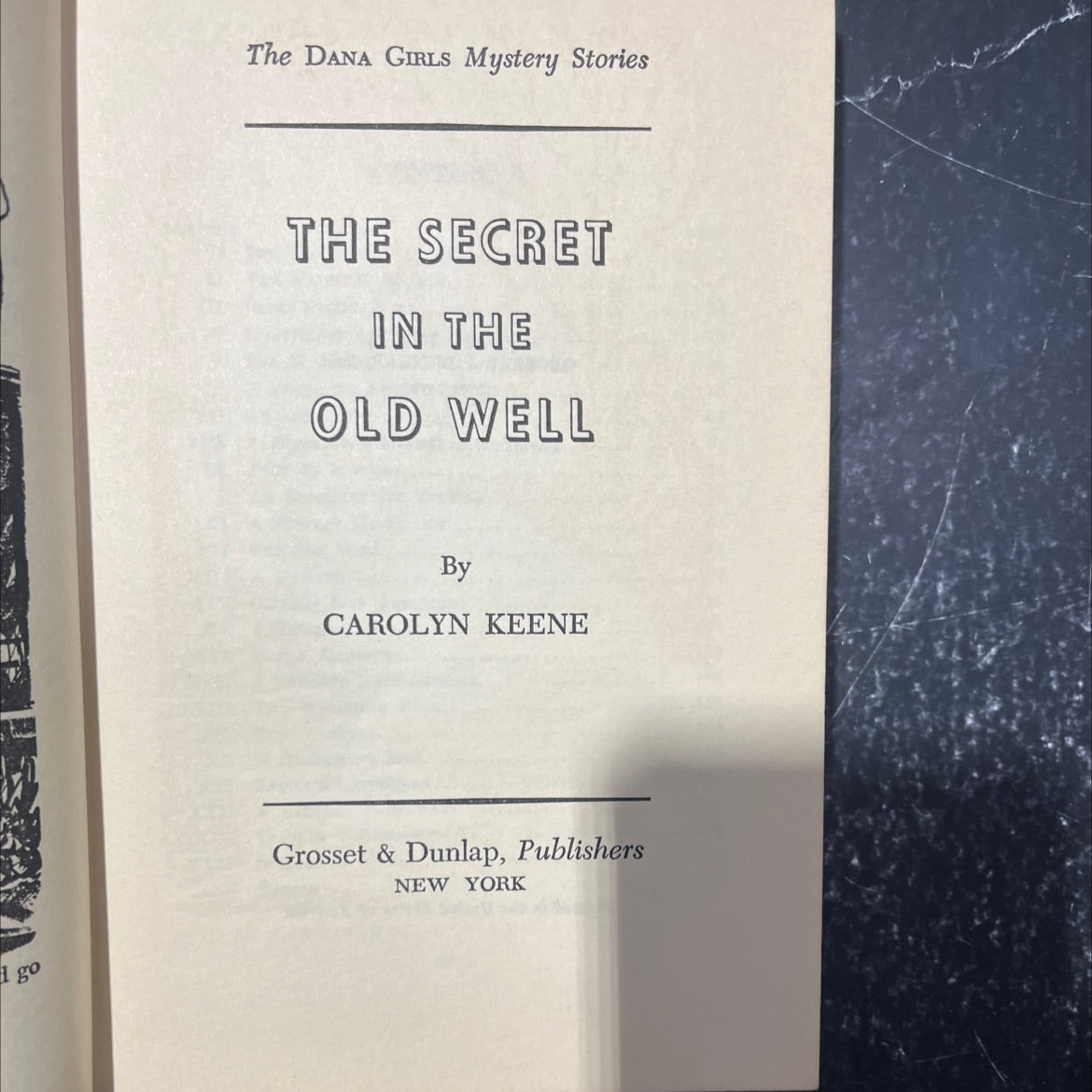 the secret in the old well book, by carolyn keene, 1944 Hardcover image 2
