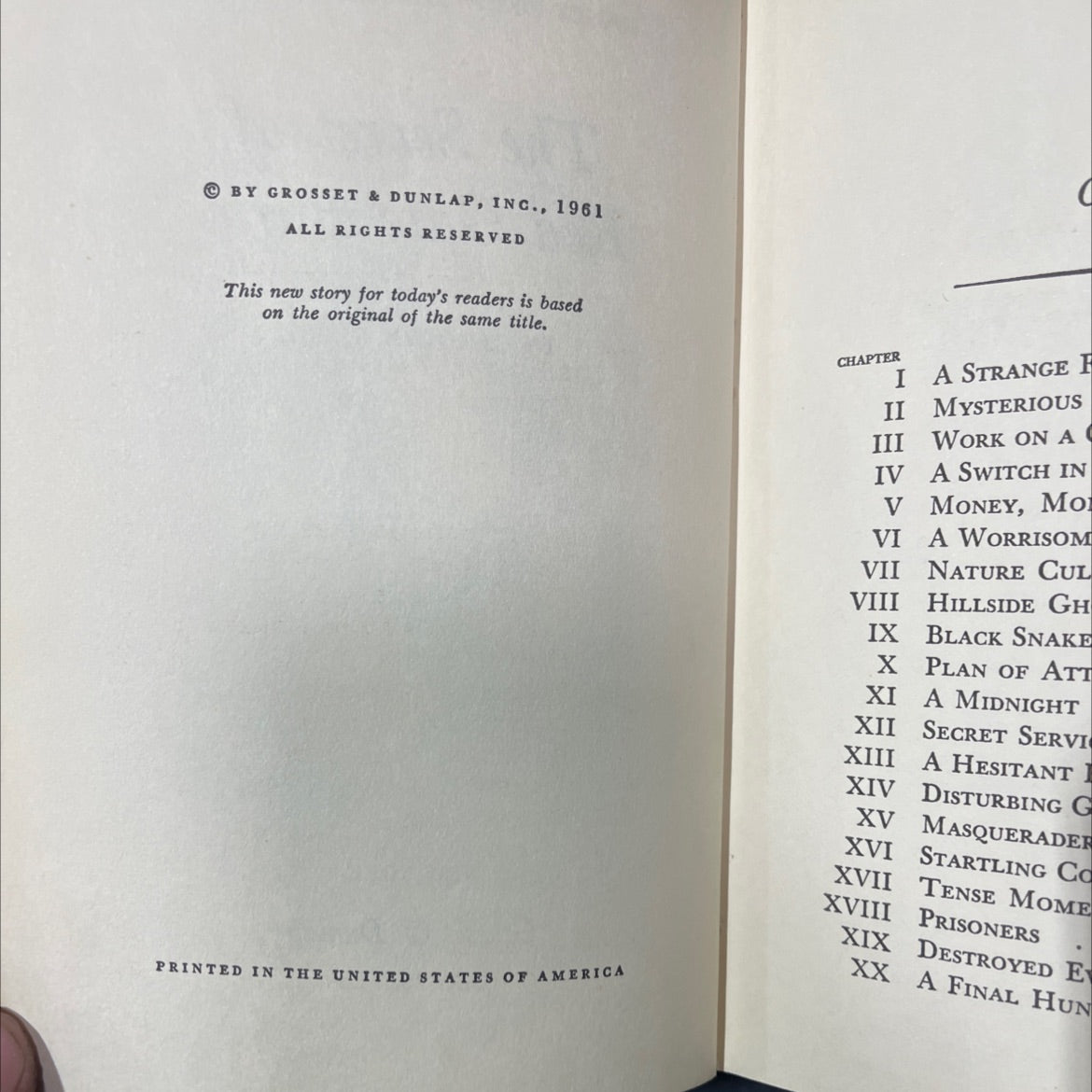 the secret of red gate farm book, by carolyn keene, 1961 Hardcover image 3