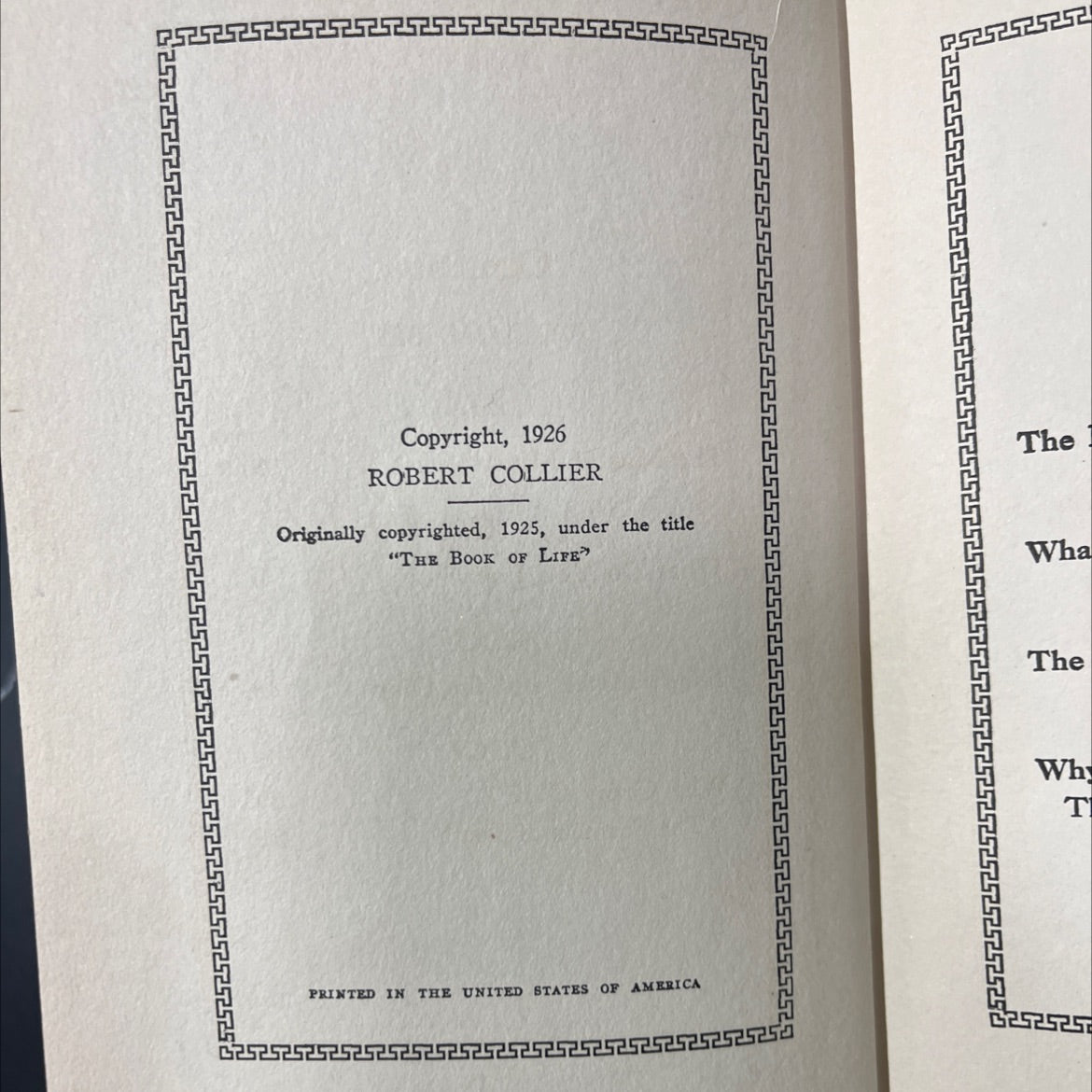 the secret of the ages book, by robert collier, 1926 Hardcover image 3