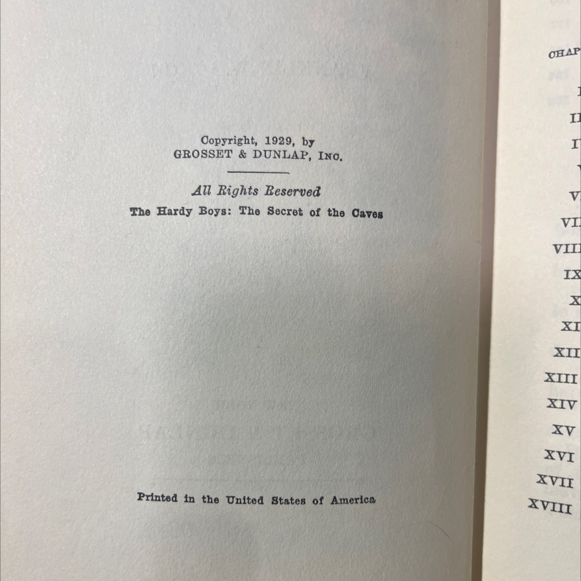 the secret of the caves book, by franklin w. dixon, 1929 Hardcover image 3