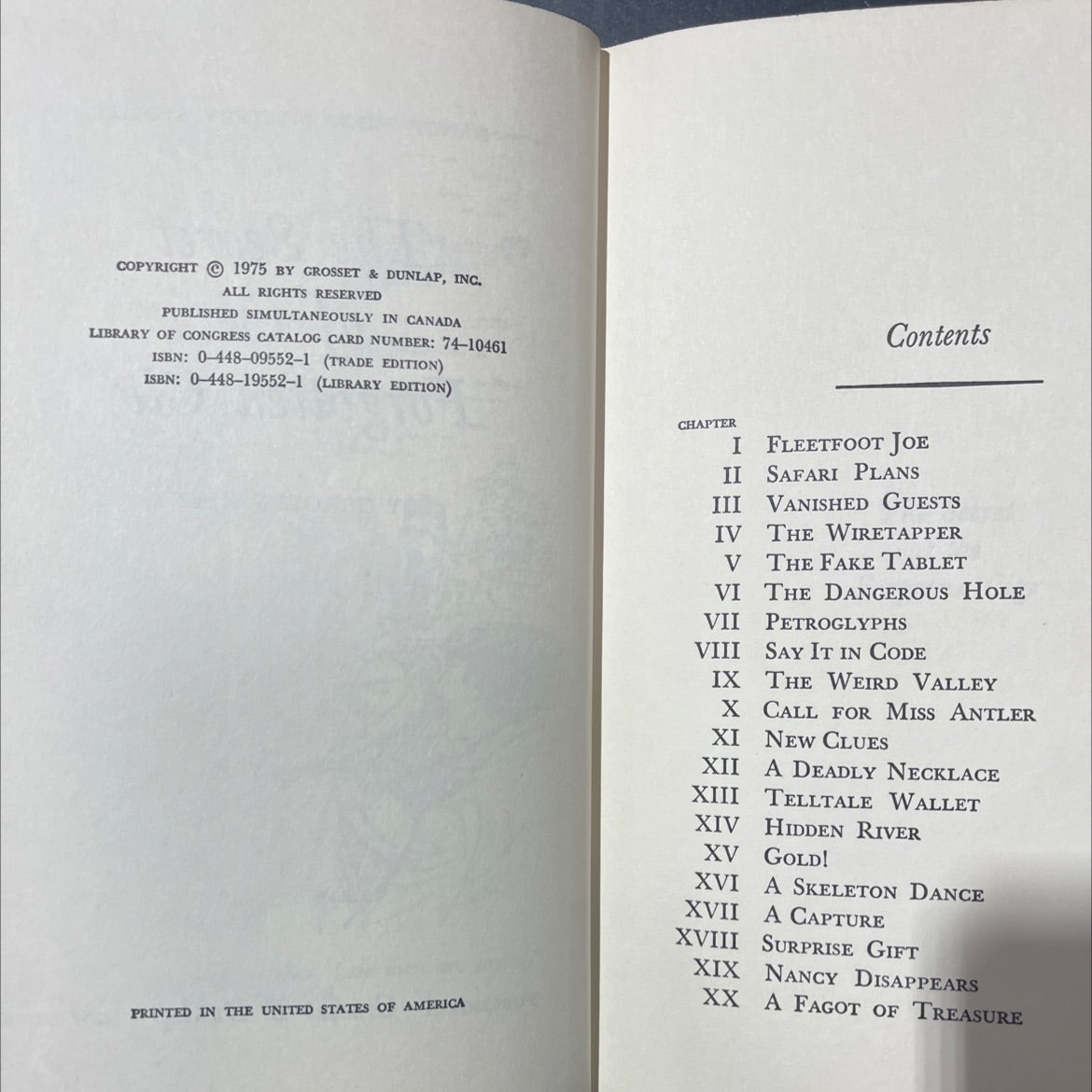 the secret of the forgotten city book, by carolyn keene, 1975 Hardcover image 3