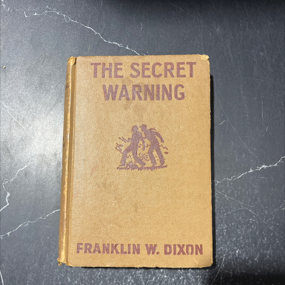 the secret warning book, by franklin w. dixon, 1938 Hardcover image 1
