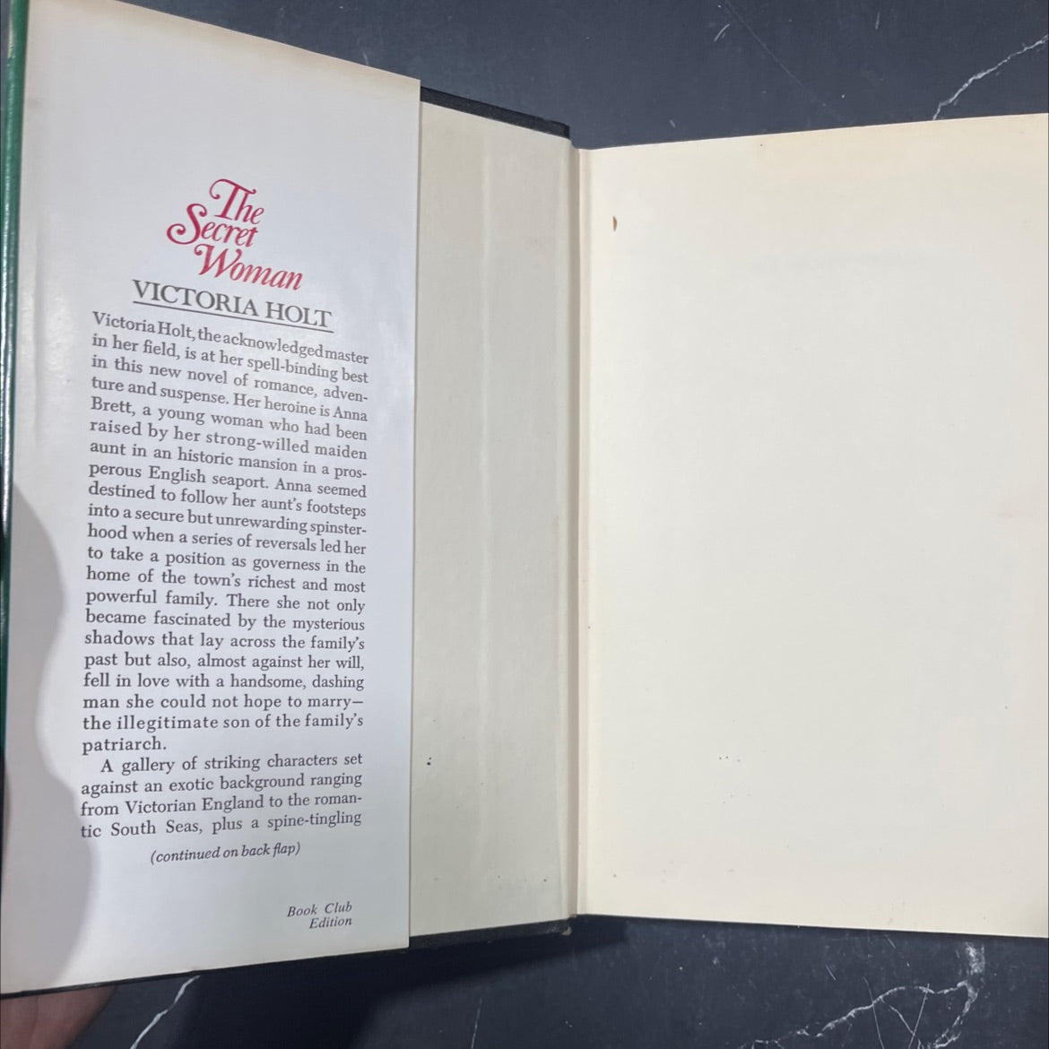 the secret woman book, by victoria holt, 1970 Hardcover image 4