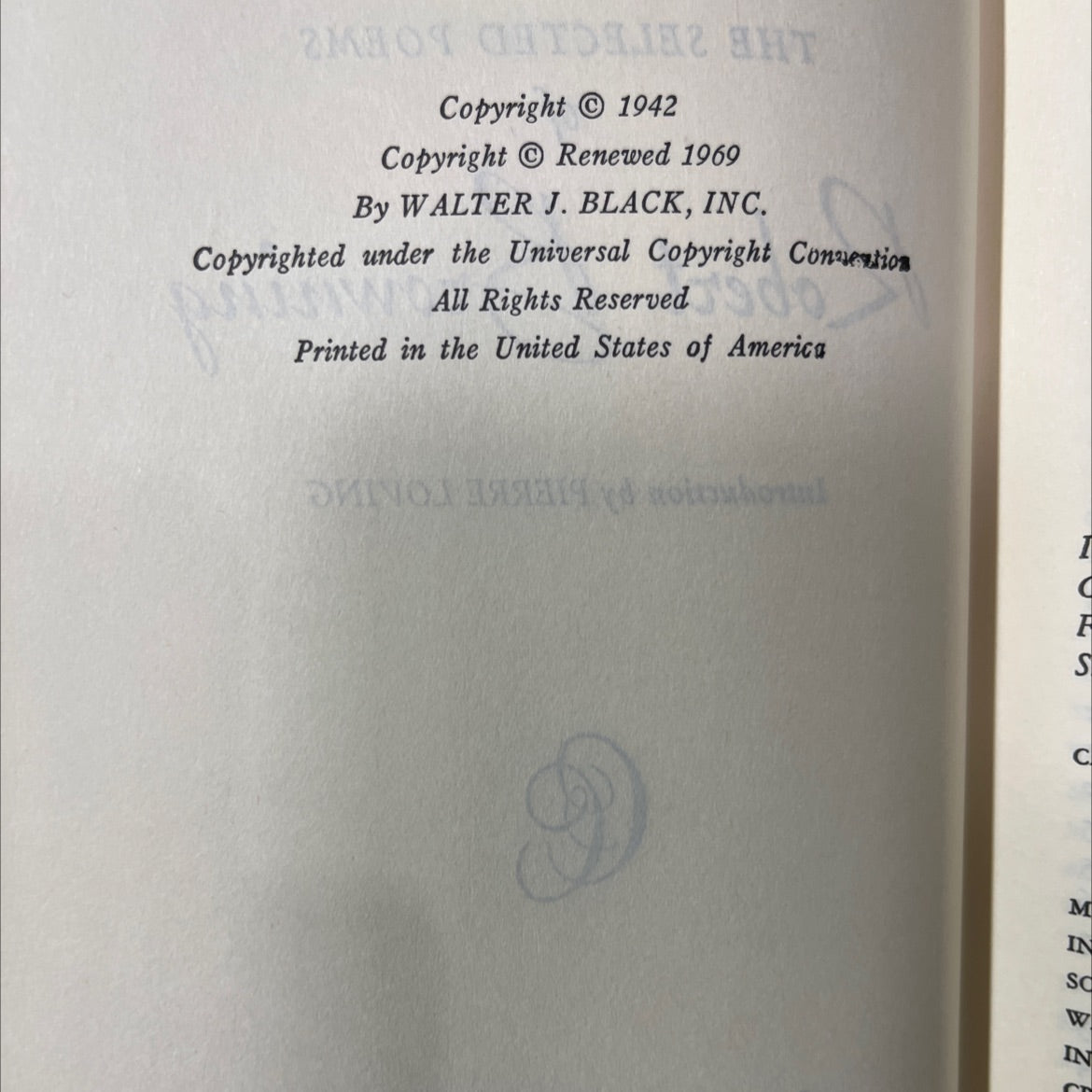 the selected poems book, by robert browning, 1969 Hardcover image 3