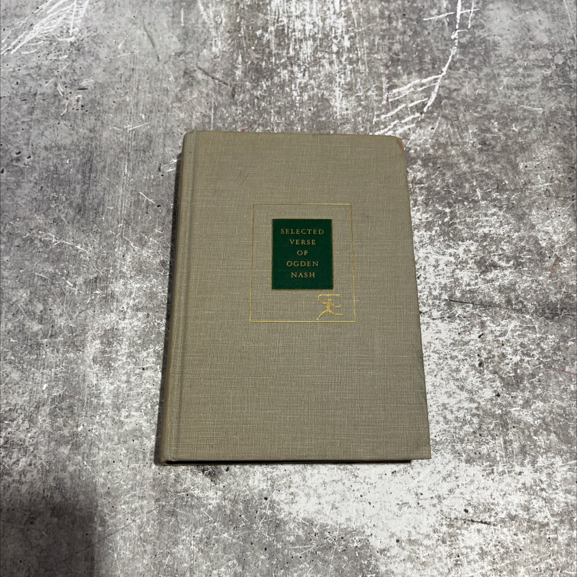 the selected verse of ogden nash book, by ogden nash, 1945 Hardcover image 1