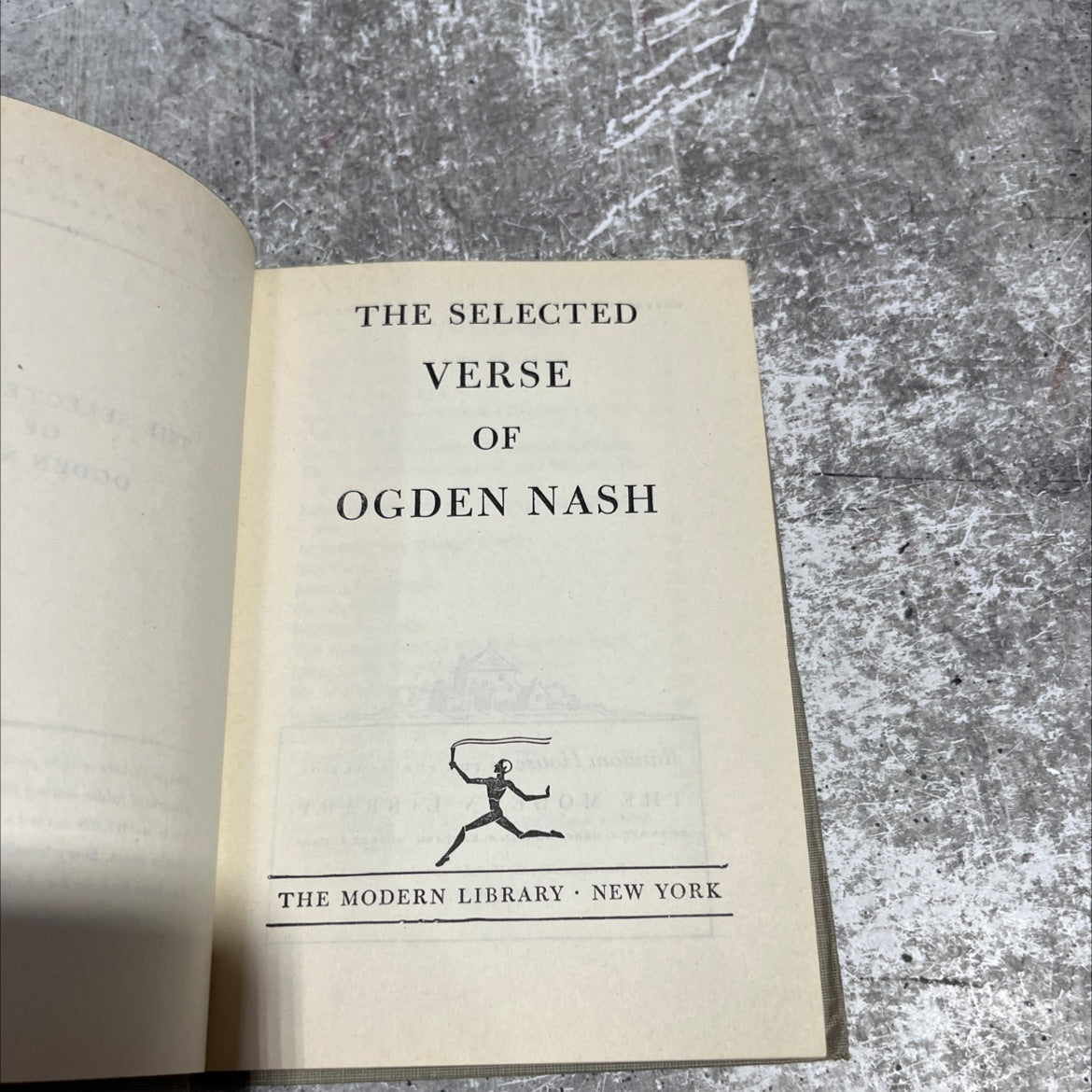 the selected verse of ogden nash book, by ogden nash, 1945 Hardcover image 2