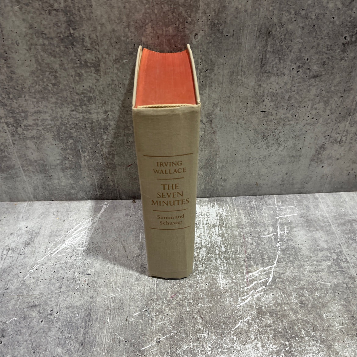 the seven minutes book, by irving wallace, 1969 Hardcover image 4