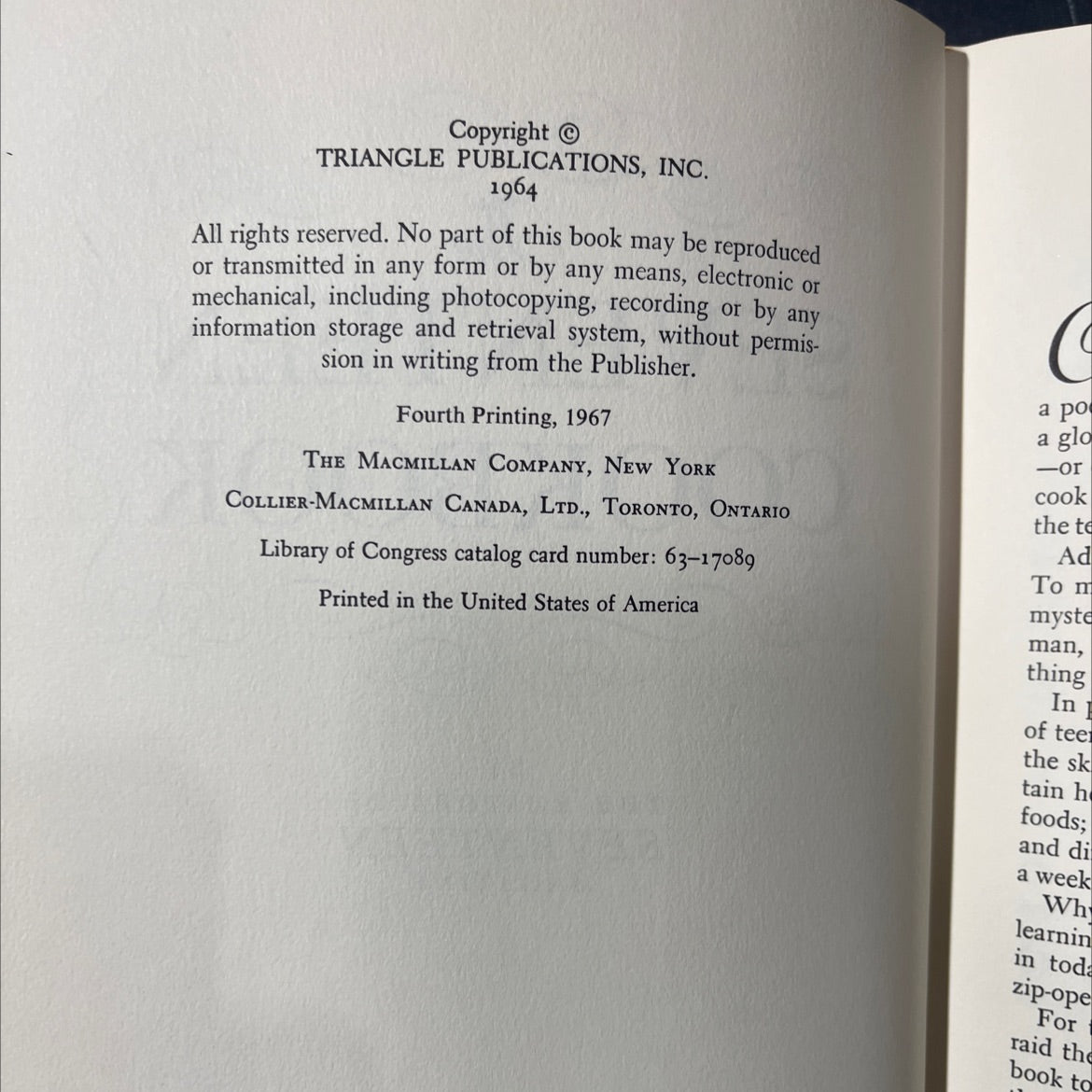 the seventeen cookbook book, by the editors of seventeen magazine, 1967 Hardcover image 3