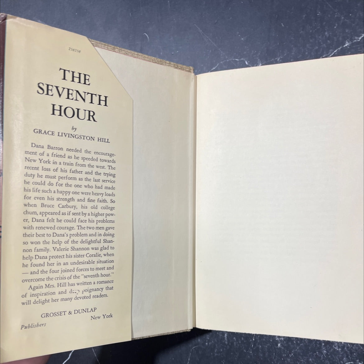 the seventh hour book, by grace livingston hill, 1939 Hardcover image 4
