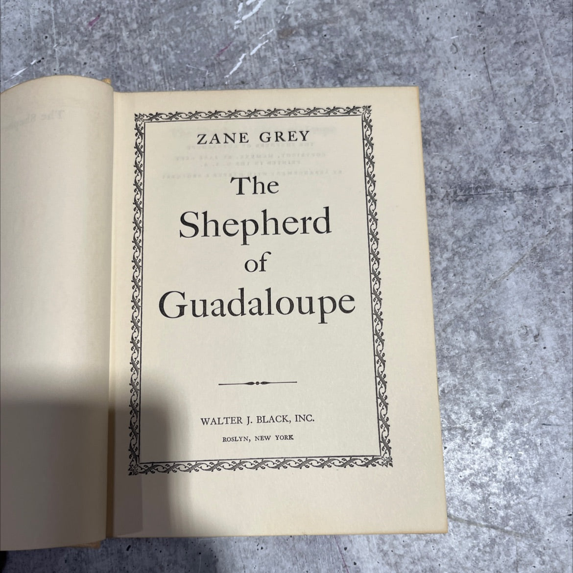 the shepherd of guadaloupe book, by zane grey, 1930 Hardcover image 2