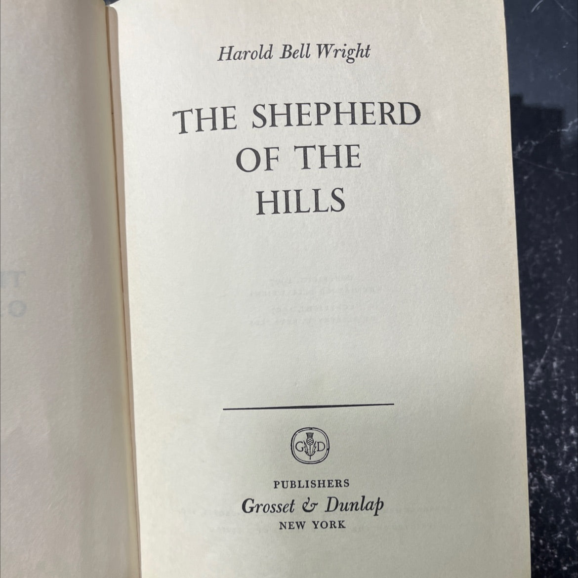 the shepherd of the hills book, by harold bell wright, 1907 Hardcover image 2