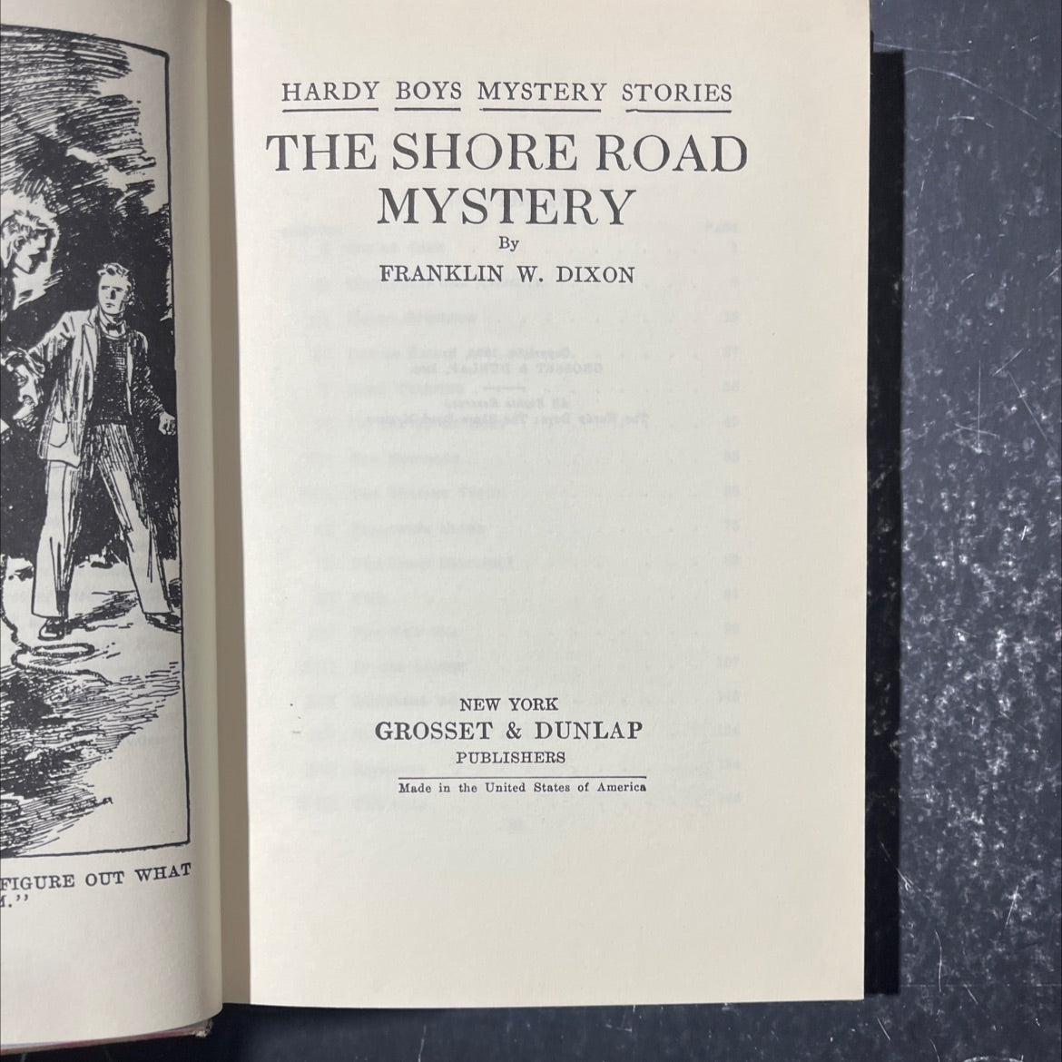 the shore road mystery book, by franklin w. dixon, 1928 Hardcover image 2