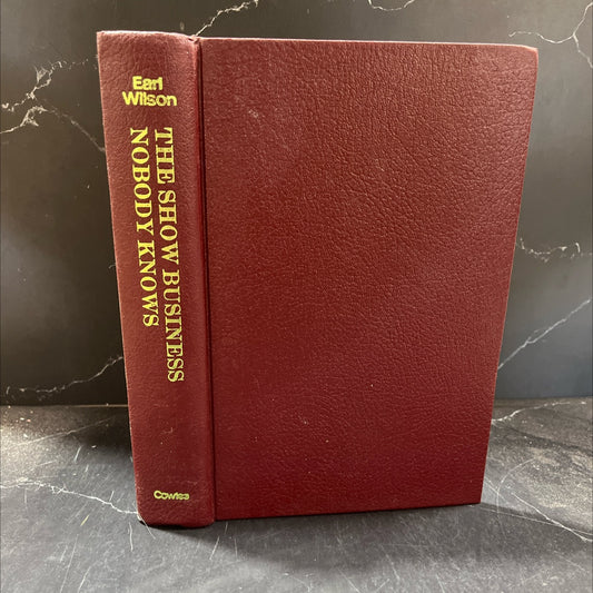 the show business nobody knows book, by Earl Wilson, 1971 Hardcover image 1