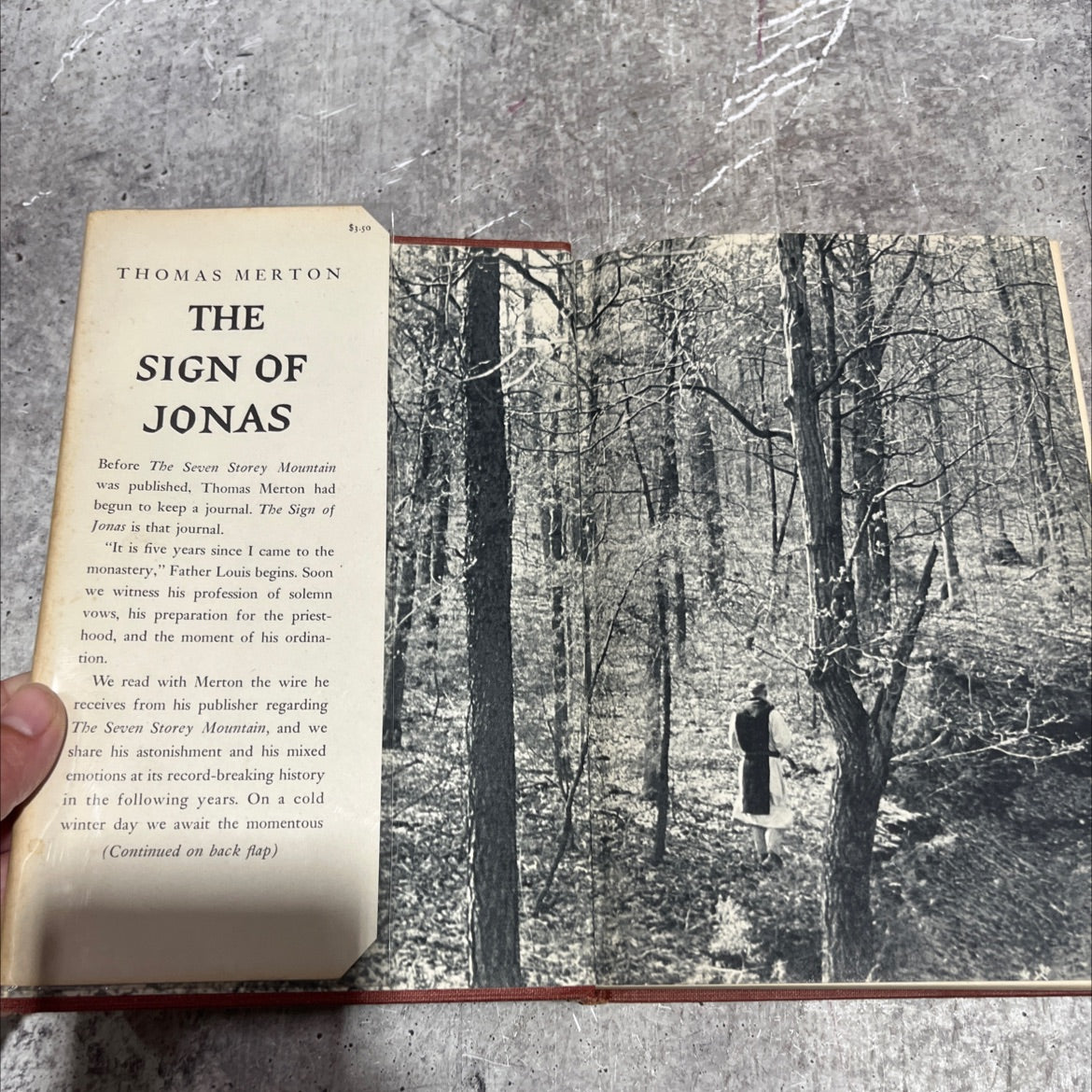 the sign of jonas book, by thomas merton, 1953 Hardcover image 4