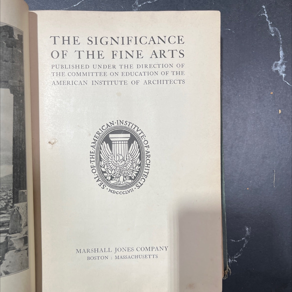 the significance of the fine arts book, by various, 1923 Hardcover image 2