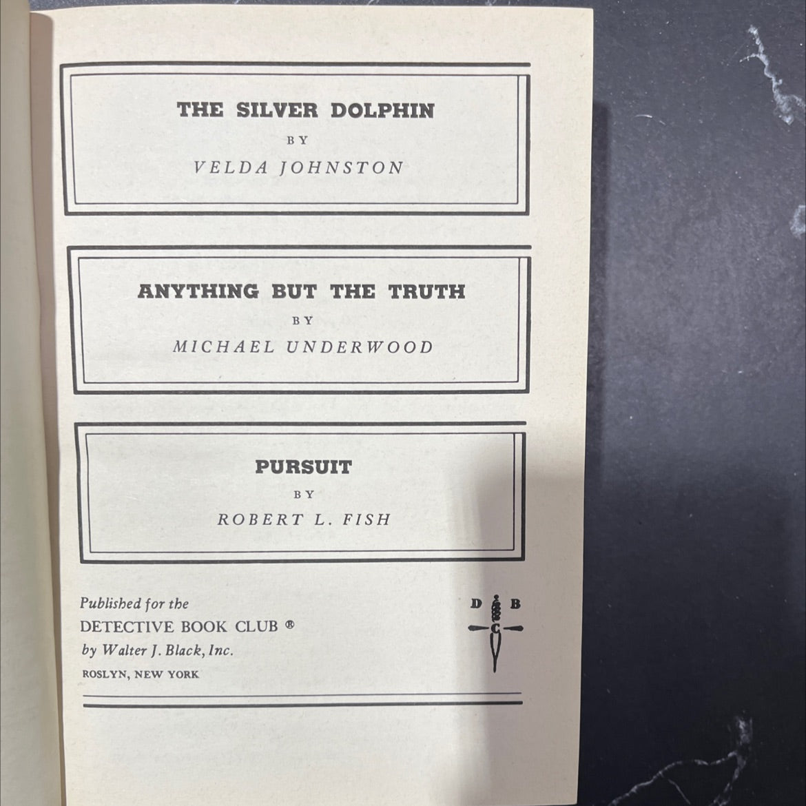 the silver dolphin book, by velda johnston, 1978 Hardcover image 2