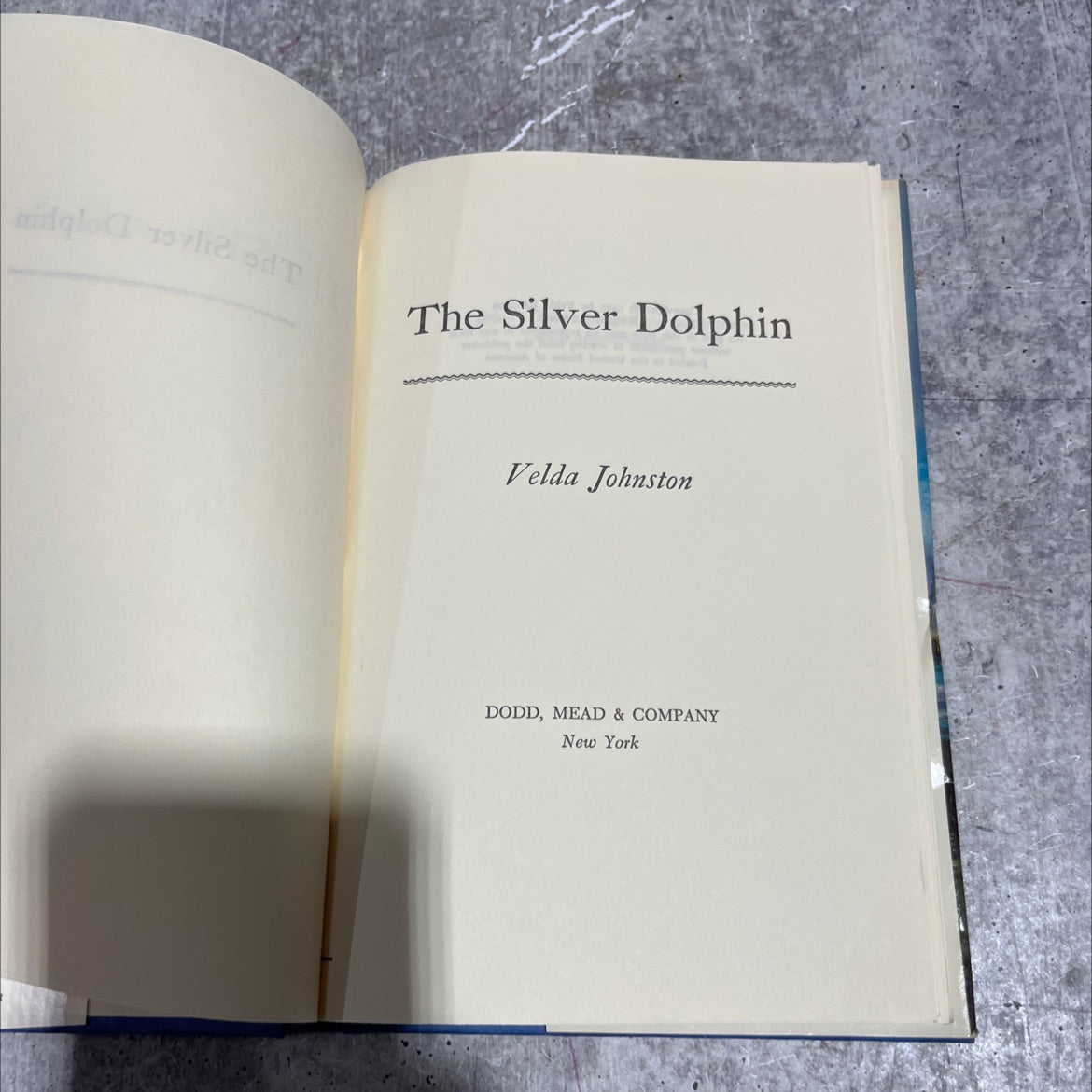 the silver dolphin book, by Velda Johnston, 1979 Hardcover image 2
