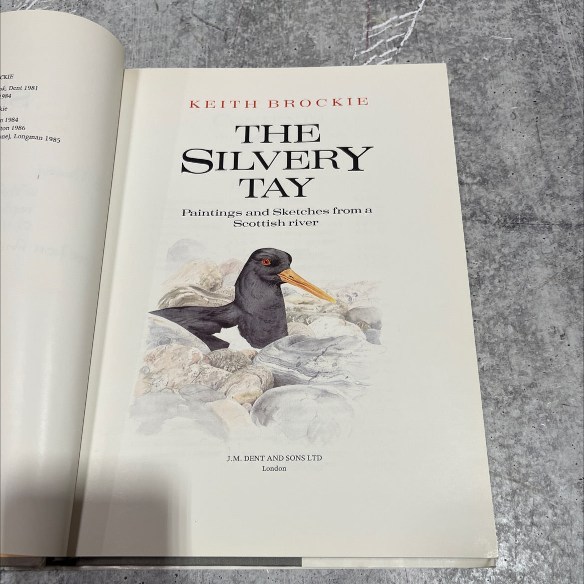 the silvery tay book, by keith brockie, 1988 Hardcover image 2