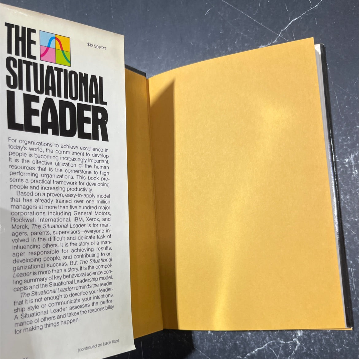 the situational leader book, by Dr. Paul Hersey, 1985 Hardcover image 4