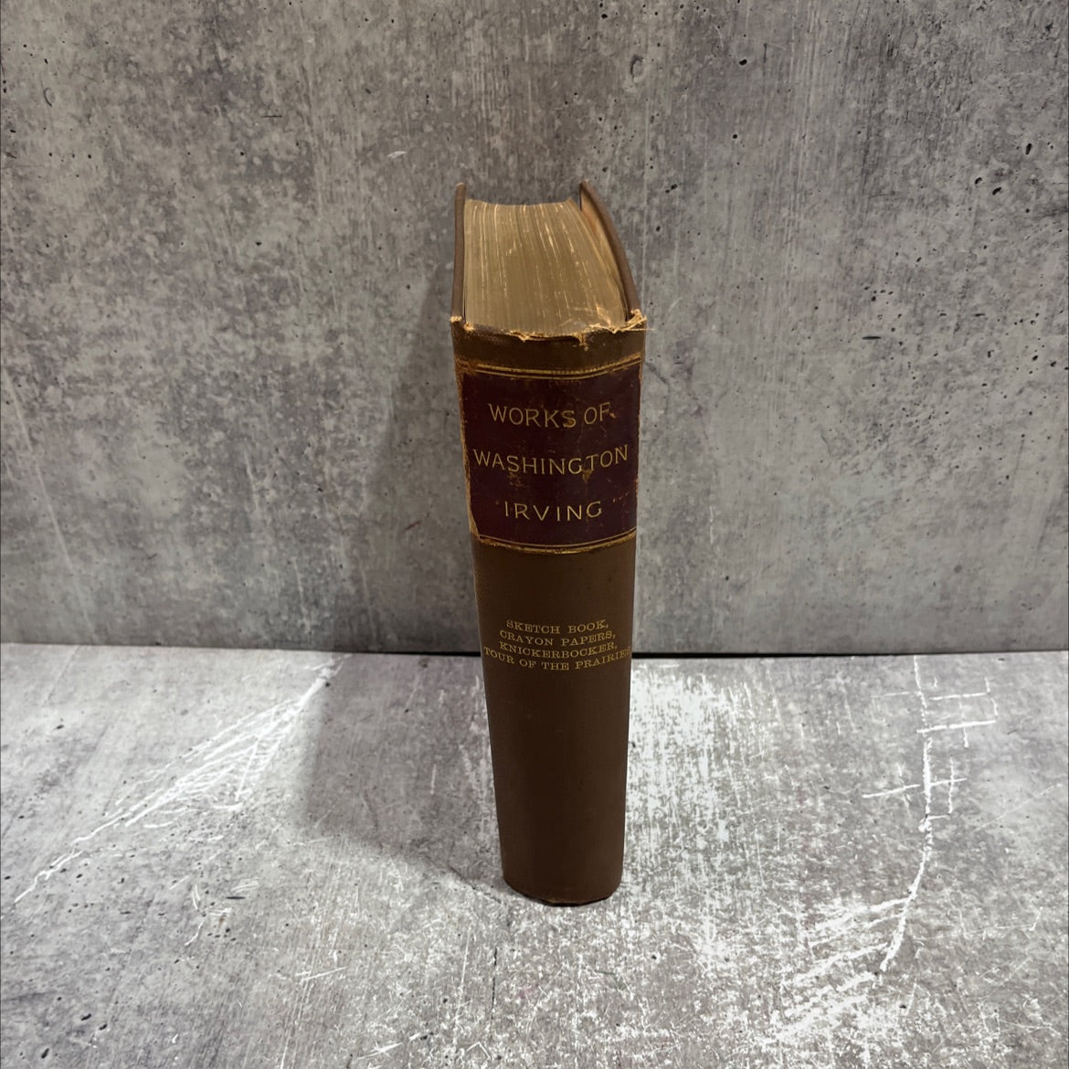 the sketch book book, by washington irving, unknown Hardcover image 3