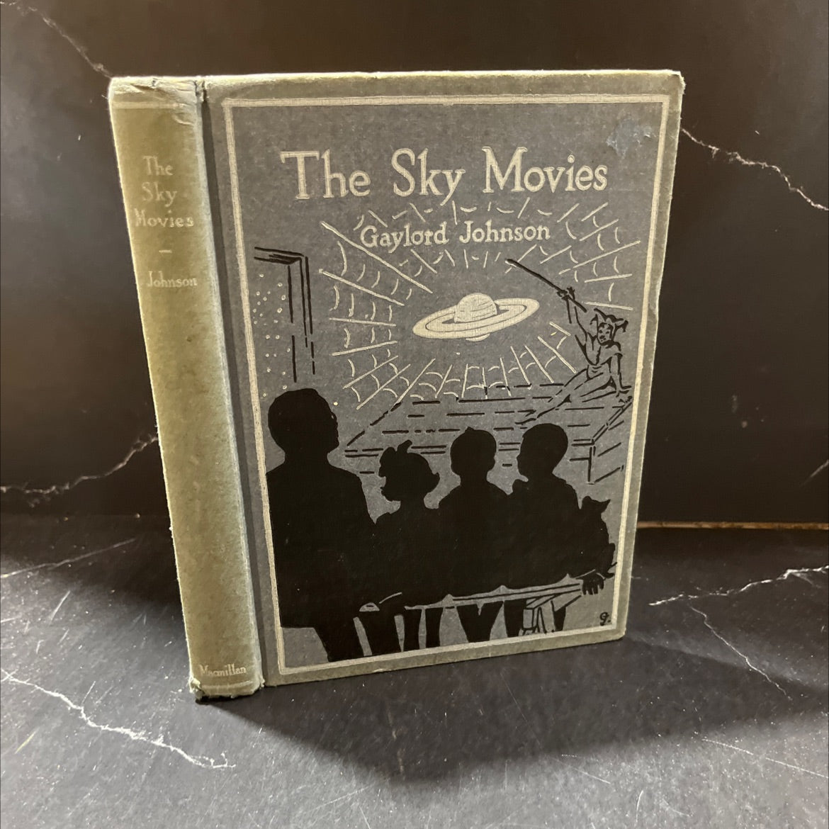 the sky movies book, by gaylord johnson, 1922 Hardcover, First Edition, Antique image 1