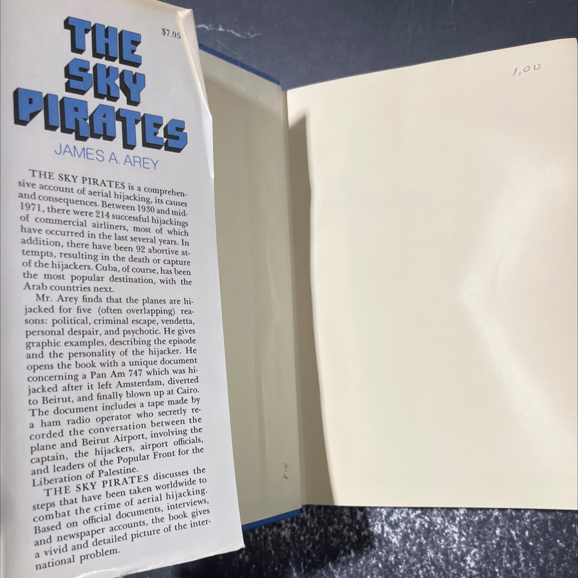 the sky pirates book, by james a. arey, 1972 Hardcover image 4