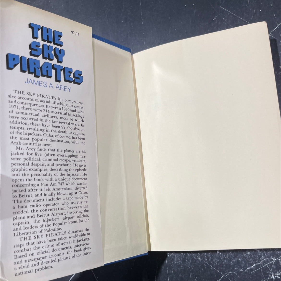 the sky pirates book, by james a. arey, 1972 Hardcover image 4