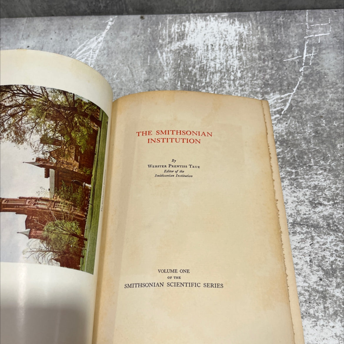 the smithsonian institution book, by webster prentiss true, 1934 Hardcover image 2