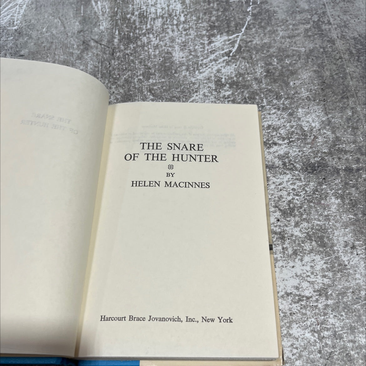 the snare of the hunter book, by helen macinnes, 1974 Hardcover image 2