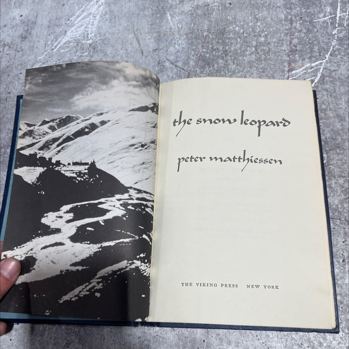 the snow leopard book, by peter matthiessen, 1978 Hardcover image 2