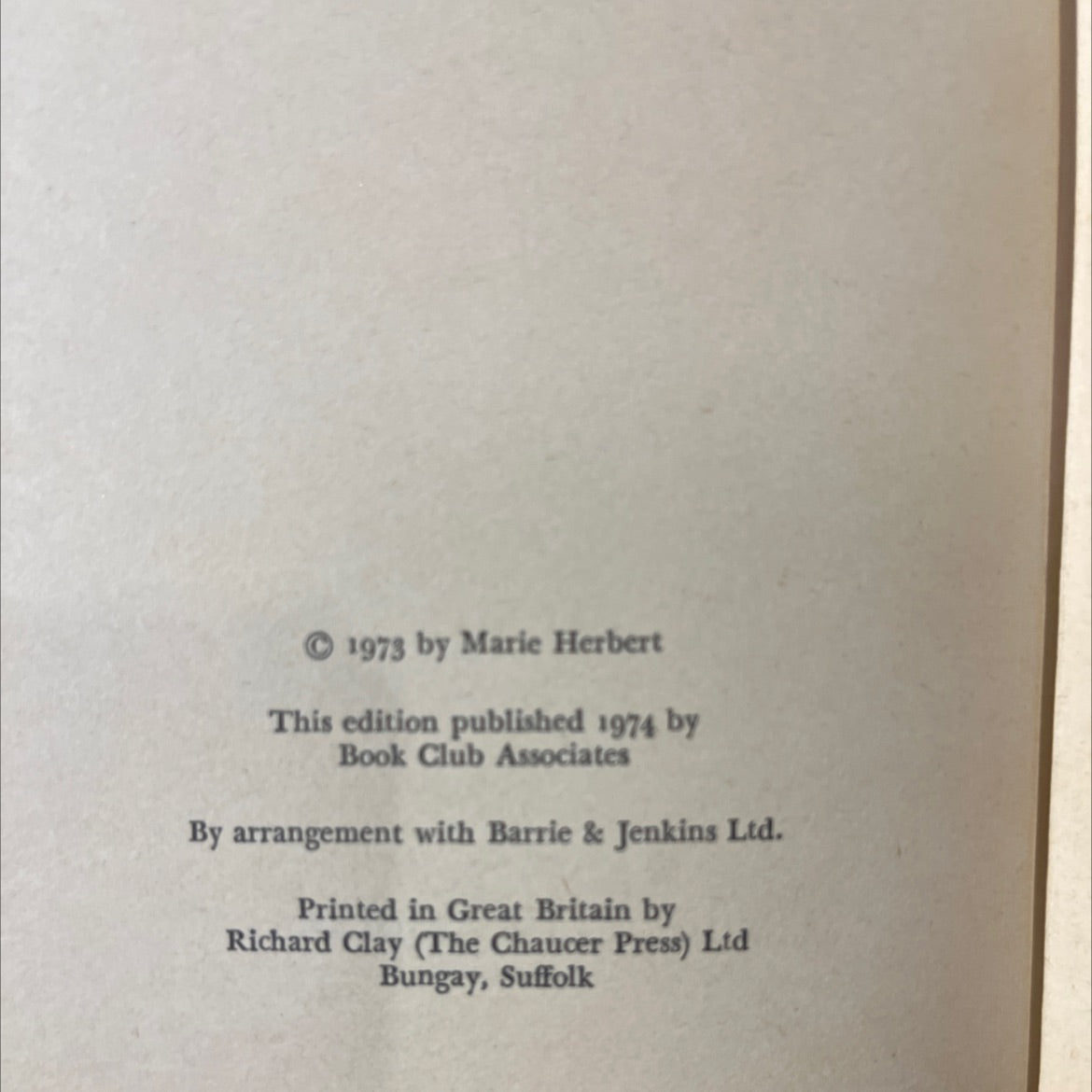 the snow people book, by Marie Herbert, 1974 Hardcover image 3
