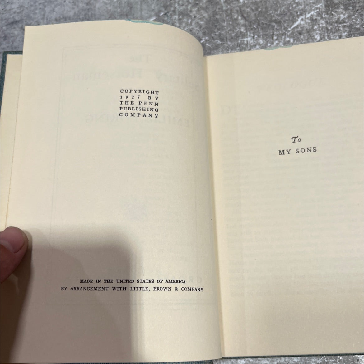 the solitary horseman book, by emilie loring, 1927 Hardcover image 3