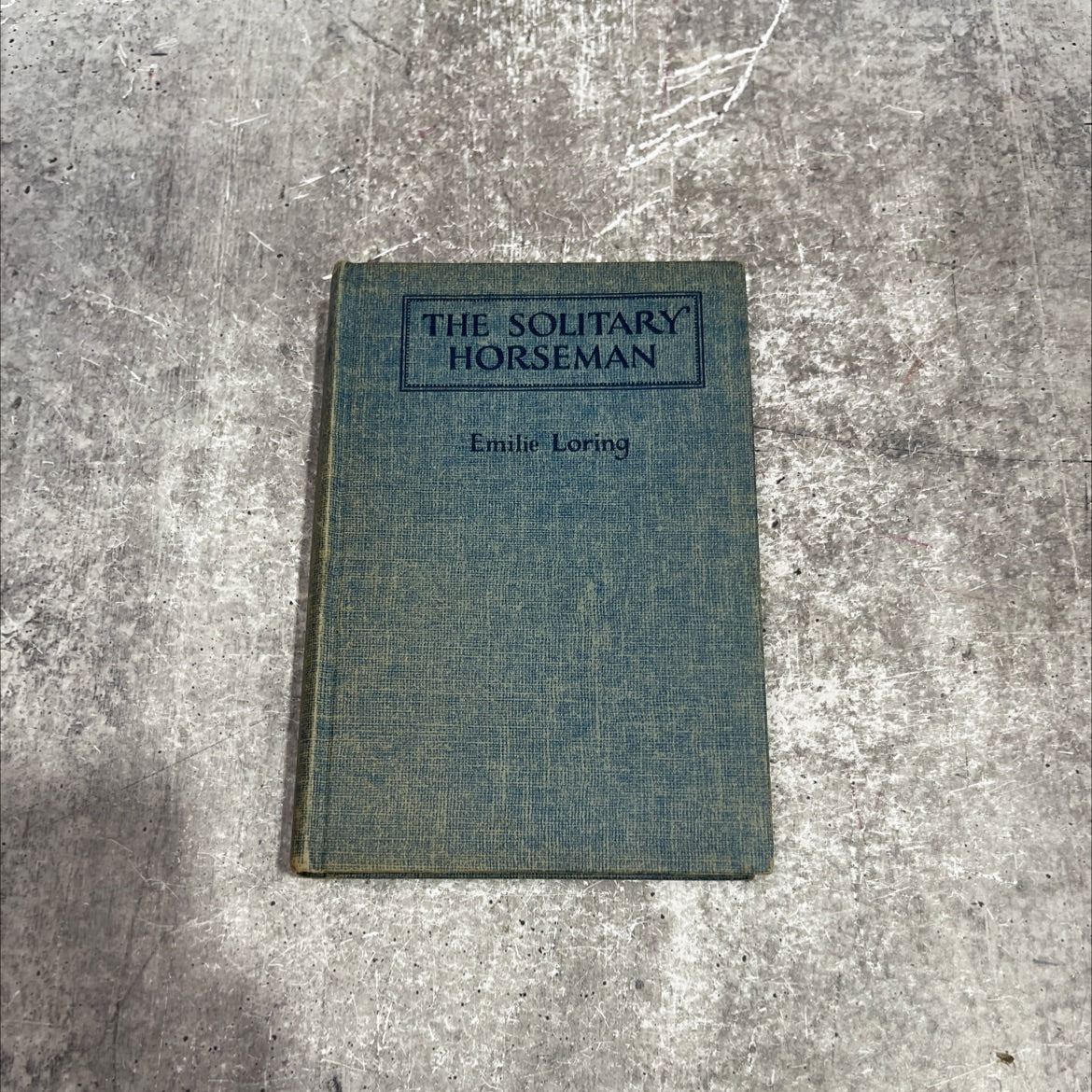 the solitary horseman book, by emilie loring, 1927 Hardcover image 1