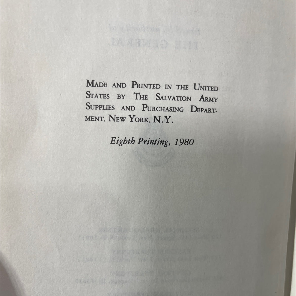 the song book of the salvation army book, by unknown, 1980 Hardcover image 3