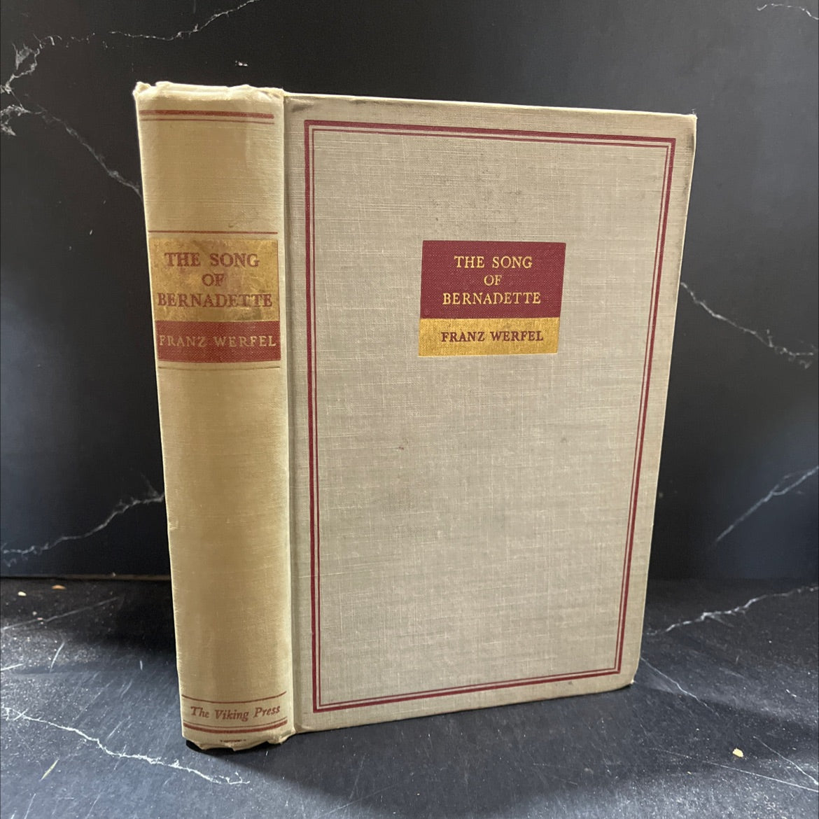 the song of bernadette book, by franz werfel, 1942 Hardcover image 1