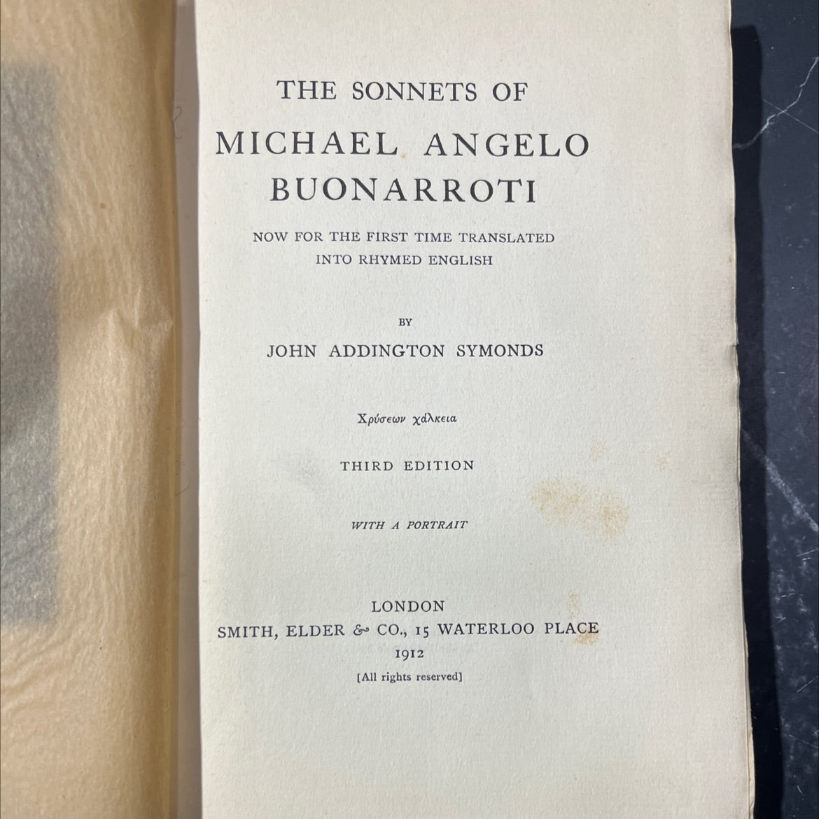 the sonnets of michael angelo buonarotti now for the first time translated into rhymed english by john addington image 2