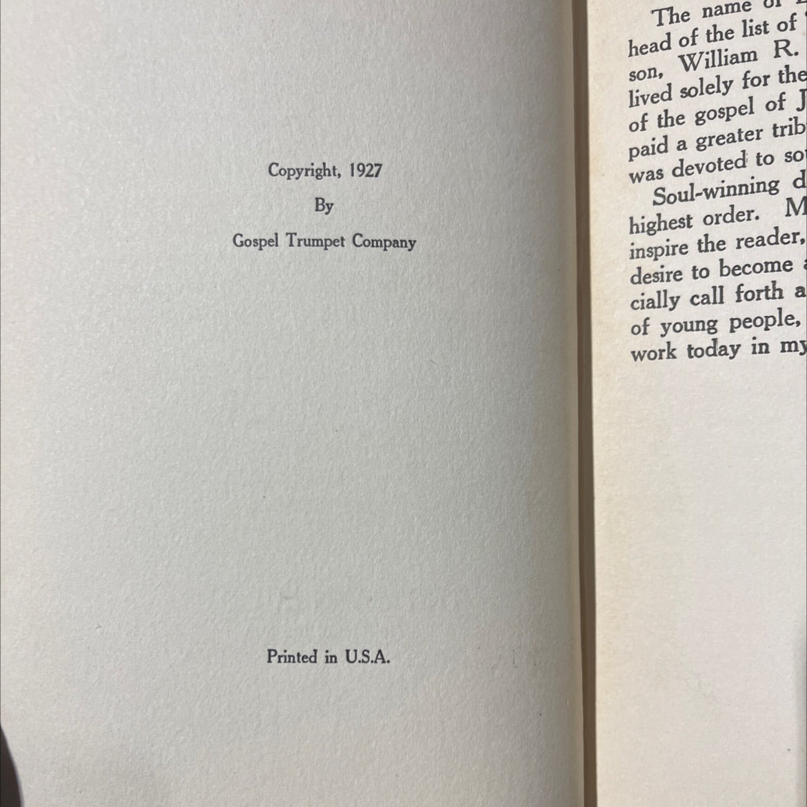 the soul-winner book, by a. t. rowe, 1927 Hardcover image 3