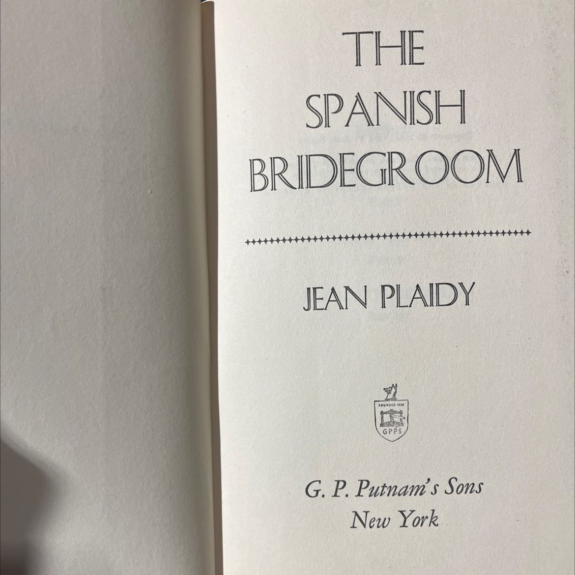 the spanish bridegroom book, by jean plaidy, 1971 Hardcover image 2