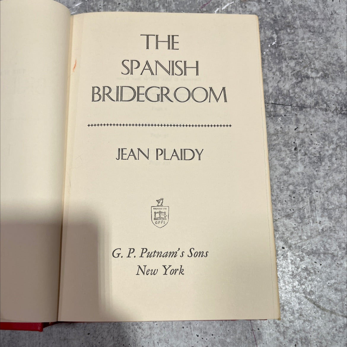 the spanish bridegroom book, by jean plaidy, 1971 Hardcover image 2