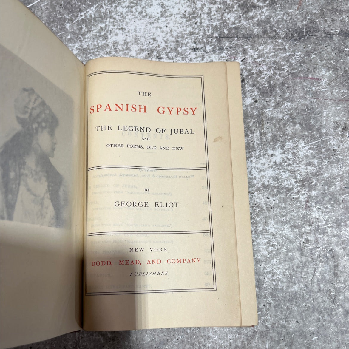 the spanish gypsy the legend of jubal ts. and other poems old and new ubal book, by george eliot, 1970 Hardcover image 2
