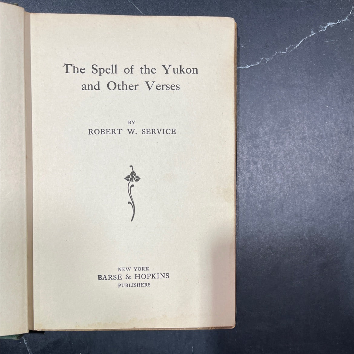 the spell of the yukon and other verses book, by robert w. service, 1907 Hardcover image 2