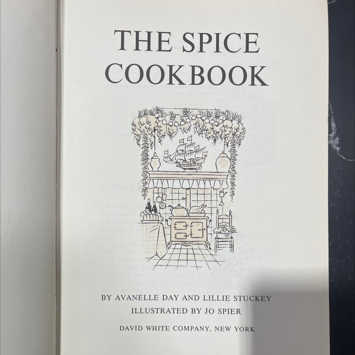 the spice cookbook book, by avanelle day and lillie stuckey, 1964 Hardcover image 2