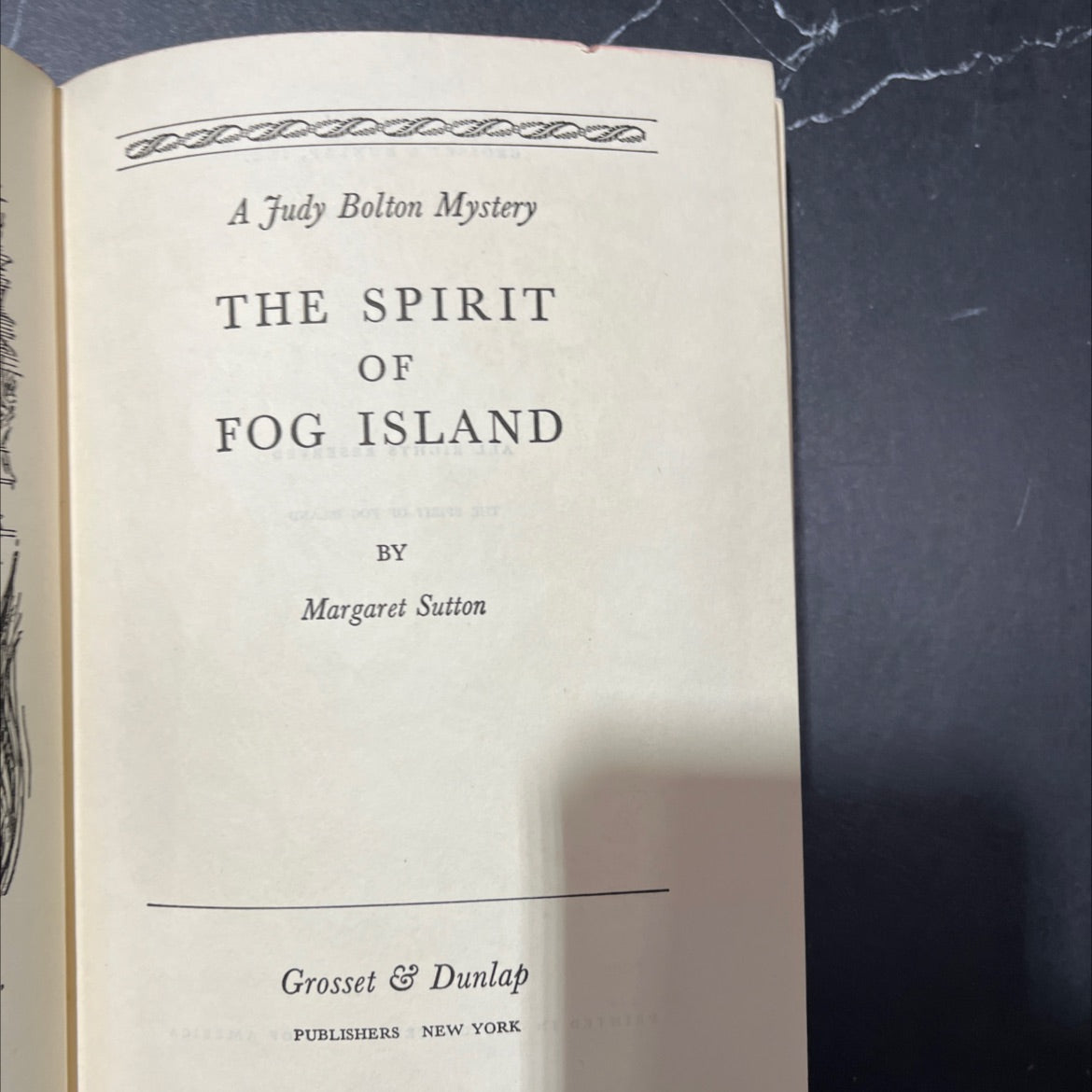 the spirit of fog island book, by Margaret Sutton, 1951 Hardcover image 2