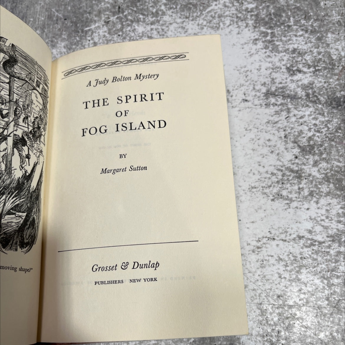 the spirit of fog island book, by Margaret Sutton, 1951 Hardcover image 2