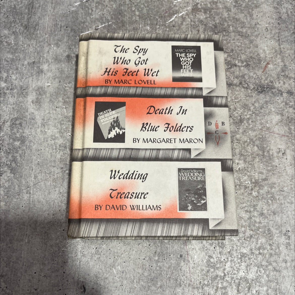 the spy who got his feet wet book, by marc lovell, 1985 Hardcover image 1