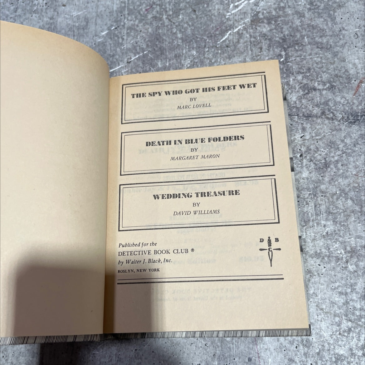 the spy who got his feet wet book, by marc lovell, 1985 Hardcover image 2