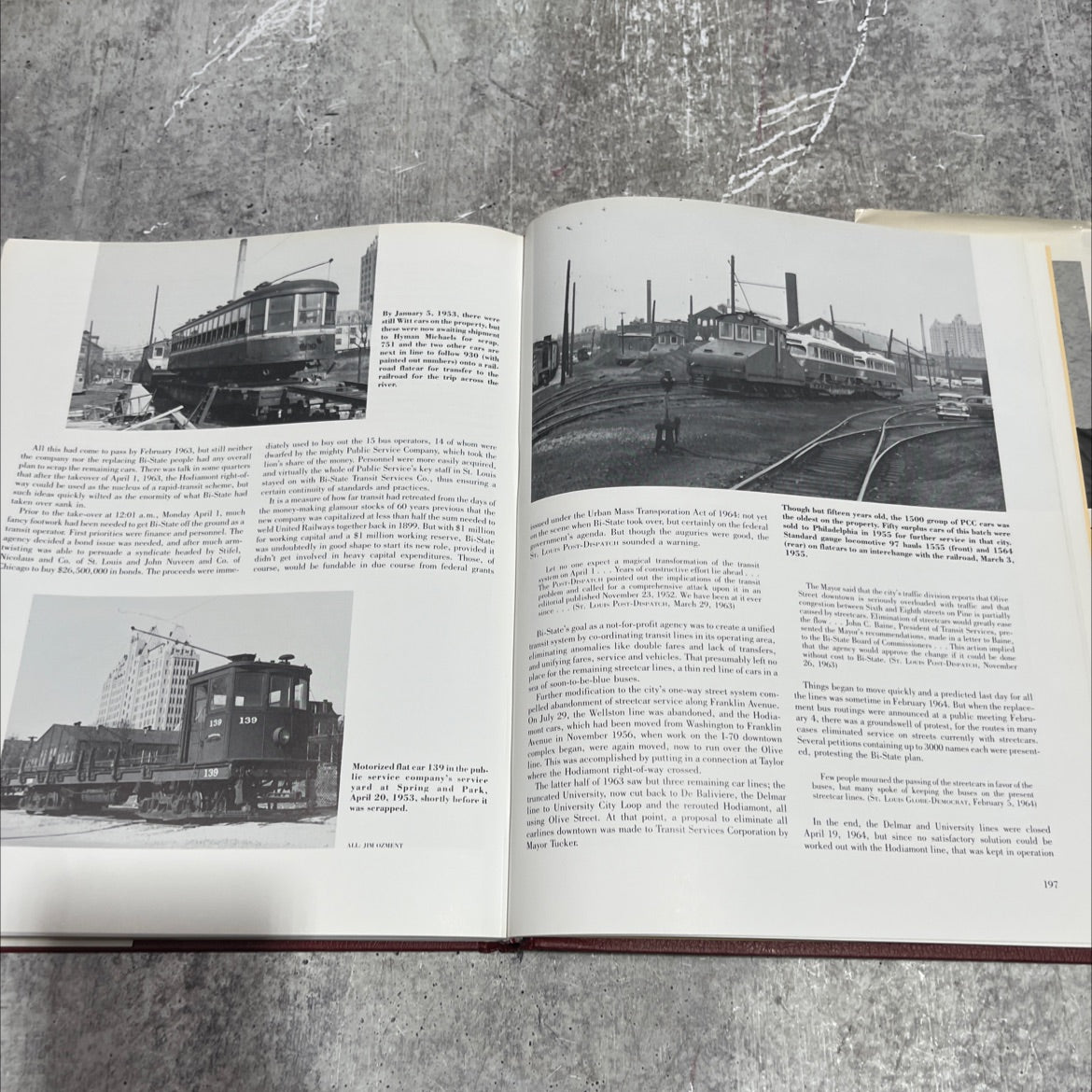 the st. louis streetcar story book, by andrew d. young, 1988 Hardcover image 4