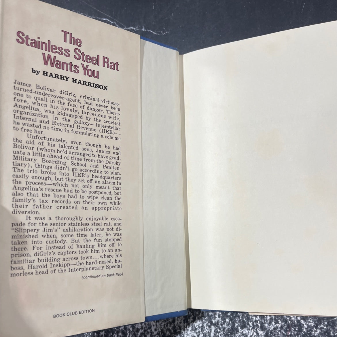 the stainless steel rat wants you book, by harry harrison, 1979 Hardcover image 4