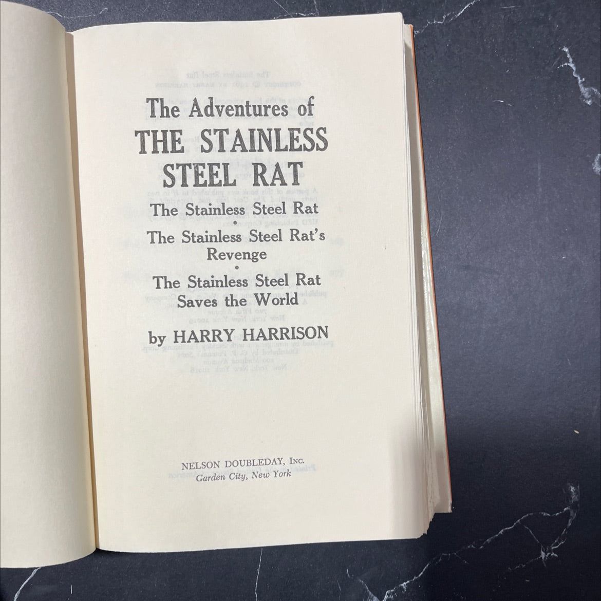 the stainless steel rat book, by harry harrison, 1972 Hardcover image 2